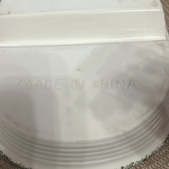 Farmhouse Country Kitchen Chicken Rooster Divided Serving Bowls Party Vintage - Picture 2 of 4